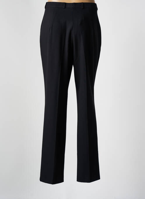 Pantalon droit fermeture zippée sous rabat boutonné noir STEILMANN femme