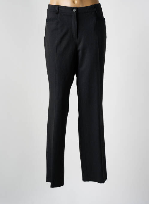Pantalon droit fermeture zippée sous rabat boutonné gris STEILMANN femme