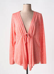 Gilet manches longues stretch orange RENATTO BENE femme