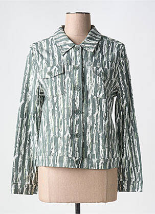 Veste casual poches vert ÉTYMOLOGIE femme