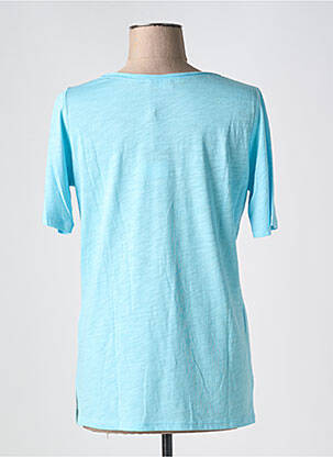 T-shirt imprimé fantaisie manches courtes bleu THOMAS RABE femme