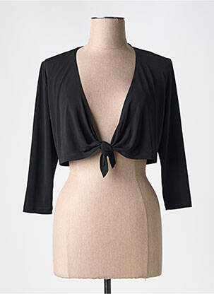 Boléro fermeture liens à nouer noir CONCEPT K femme