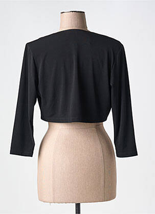 Boléro fermeture liens à nouer noir CONCEPT K femme