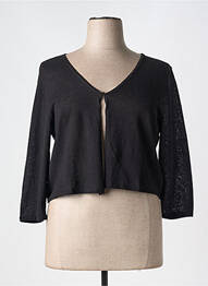 Gilet manches longues manches 3/4 noir CONCEPT K femme