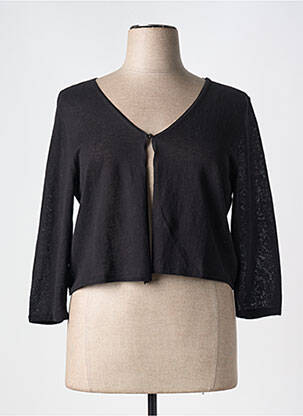 Gilet manches longues manches 3/4 noir CONCEPT K femme
