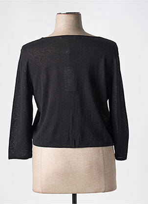 Gilet manches longues manches 3/4 noir CONCEPT K femme