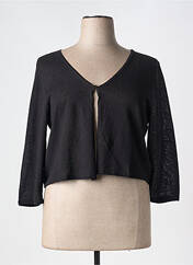 Gilet manches longues noir CONCEPT K pour femme seconde vue