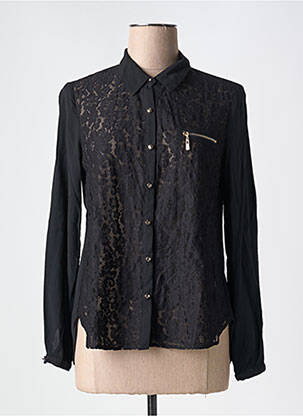 Chemisier noir OXANA pour femme