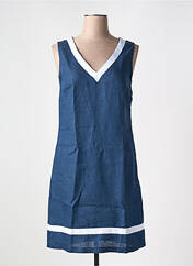 Robe courte bleu MALOKA pour femme seconde vue