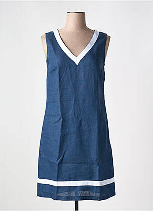 Robe courte bleu MALOKA pour femme