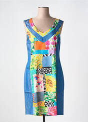 Robe courte bleu MALOKA pour femme seconde vue