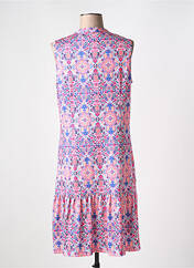 Robe mi-longue rose K-DESIGN pour femme seconde vue