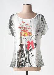 T-shirt gris PAUL BRIAL pour femme seconde vue