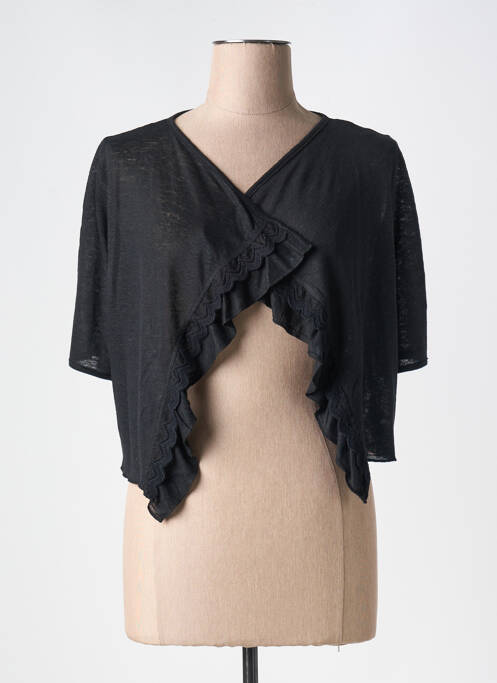 Boléro noir MALOKA pour femme