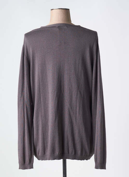 Gilet manches longues gris FELINO femme