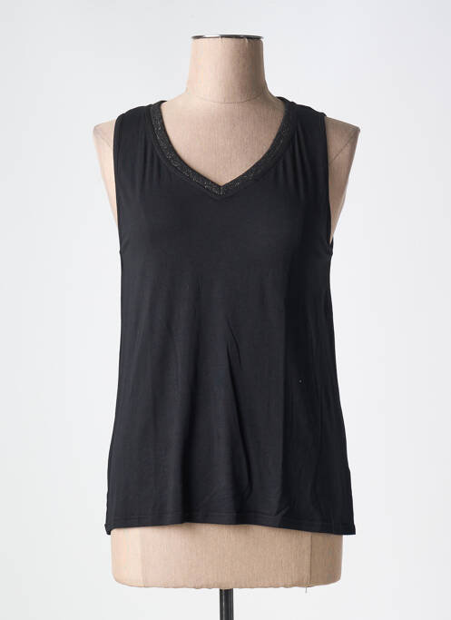 Débardeur noir TREND BY CAPTAIN TORTUE pour femme