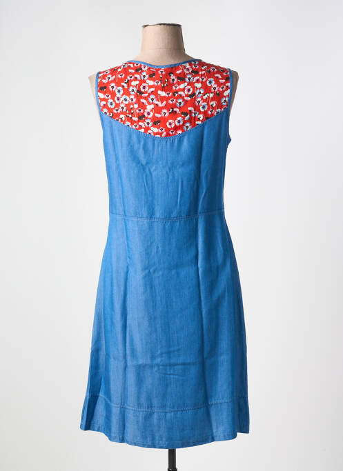 Robe mi-longue bleu MALOKA pour femme