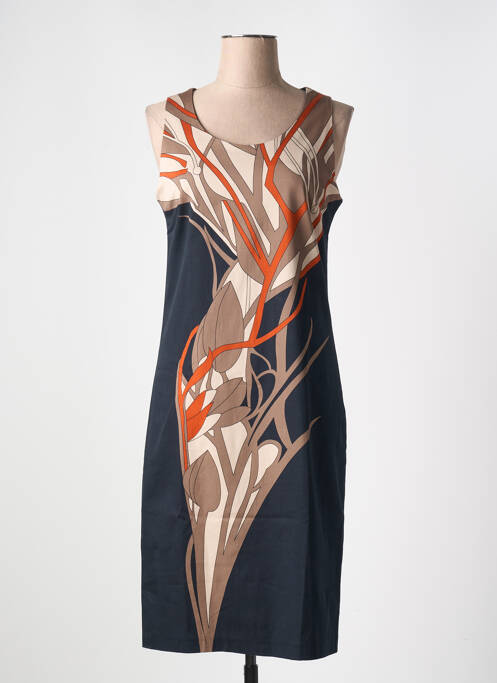 Robe mi-longue noir POMODORO pour femme