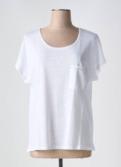 T-shirt blanc JULIE GUERLANDE pour femme