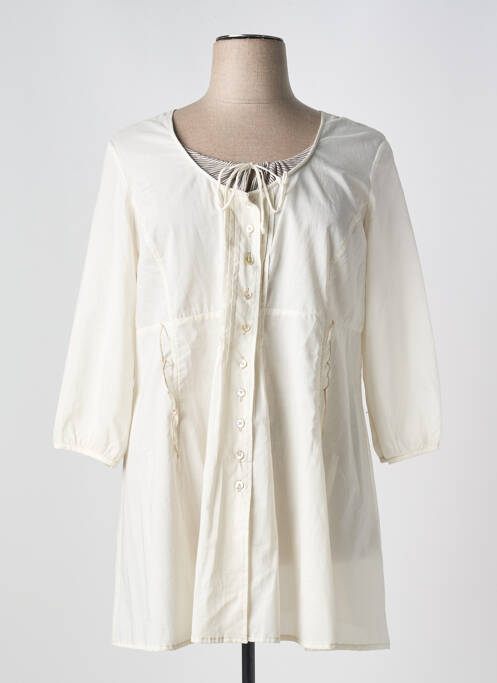 Tunique manches longues beige PERSPECTIVES pour femme