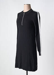 Robe mi-longue manches longues manches longues noir I.CODE (By IKKS) femme
