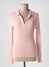 Pull coupe cintrée manches longues rose SALSA femme