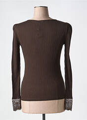 T-shirt marron CREAM pour femme seconde vue