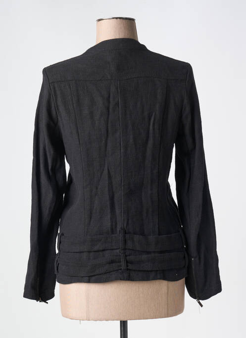 Veste casual col rond noir NÜ femme