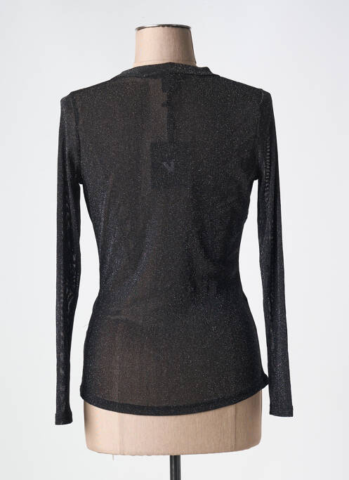 Top stretch manches longues noir NÜ femme
