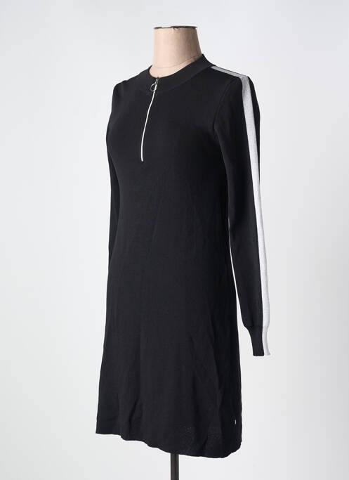 Robe mi-longue noir I.CODE (By IKKS) pour femme