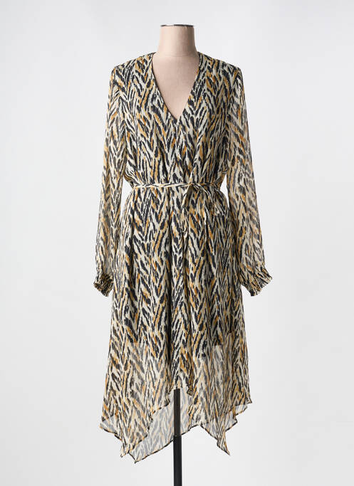 Robe mi-longue noir LPB pour femme