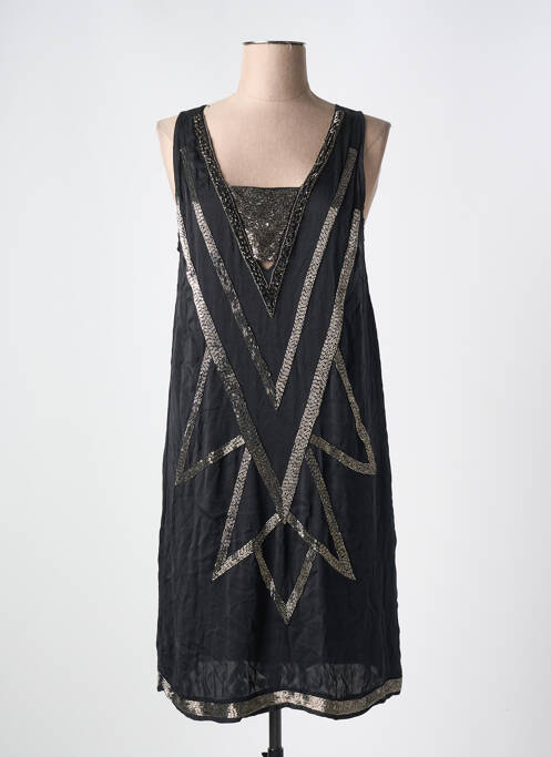 Robe mi-longue noir NÜ pour femme