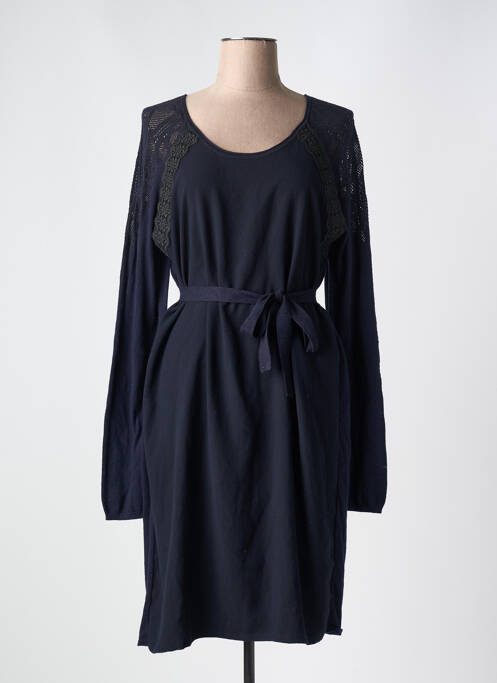 Robe mi-longue noir ONE STEP pour femme