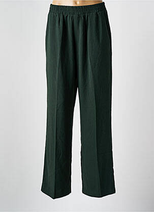 Pantalon droit stretch taille normale vert GRACE & MILA femme