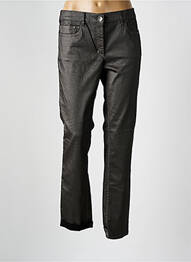 Pantalon droit stretch taille normale noir ZERRES femme