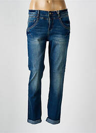 Jeans coupe slim stretch taille normale bleu CREAM femme