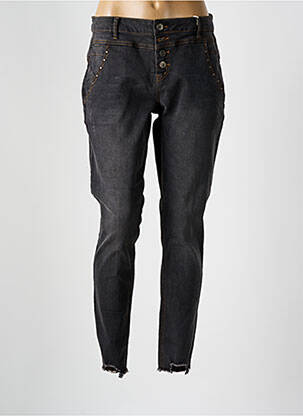 Jeans coupe slim stretch taille normale gris CREAM femme