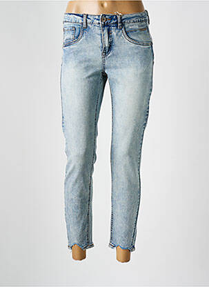 Jeans coupe slim taille normale taille normale bleu CREAM femme
