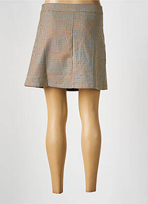 Jupe courte poches marron LA PETITE ETOILE femme