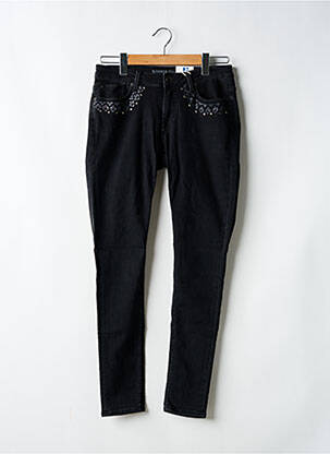 Jeans coupe slim stretch taille normale noir GARCIA homme
