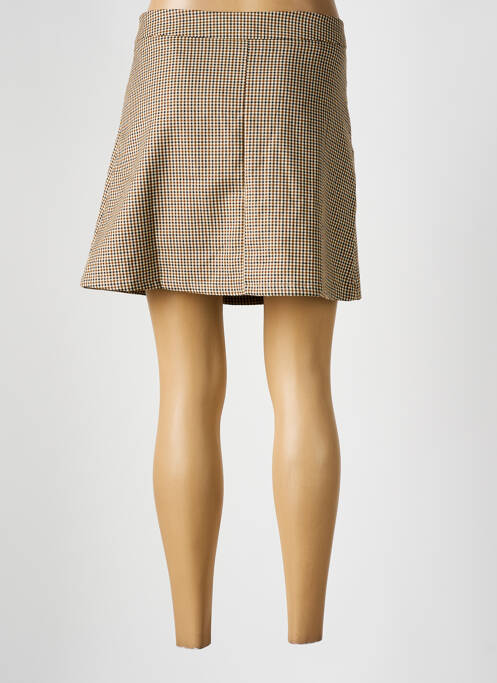 Jupe courte poches marron LA PETITE ETOILE femme