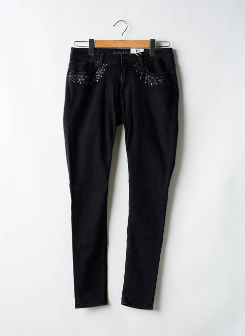 Jeans coupe slim stretch taille normale noir GARCIA homme