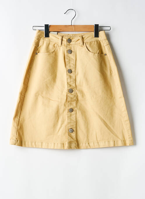 Jupe mi-longue jaune CREAM pour femme