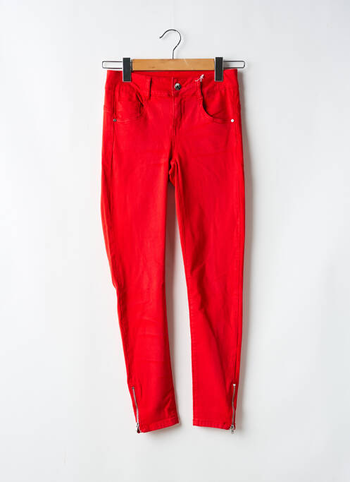 Pantalon slim rouge LPB pour femme