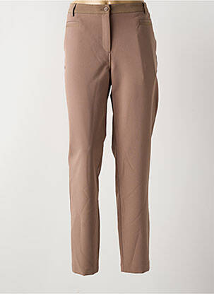 Pantalon slim taille élastique taille normale marron ANA SOUSA femme