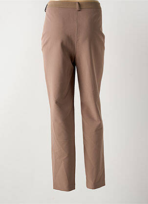 Pantalon slim taille élastique taille normale marron ANA SOUSA femme