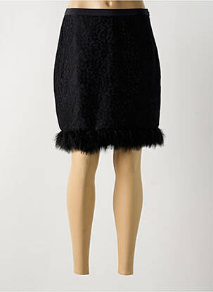 Jupe courte taille haute noir SMASH WEAR femme