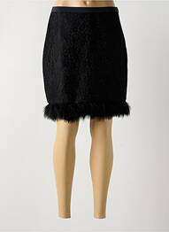 Jupe courte taille haute noir SMASH WEAR femme