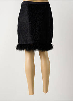 Jupe courte taille haute noir SMASH WEAR femme