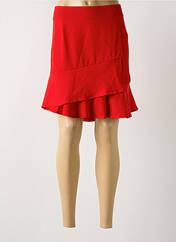 Jupe courte rouge SMASH WEAR pour femme seconde vue